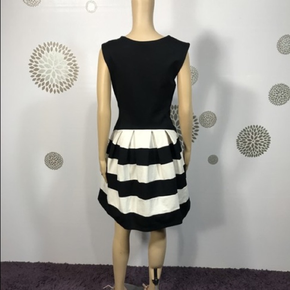 Eva Franco B&W Anthropologie Strata Cocktail Dress - Picture 3 of 8